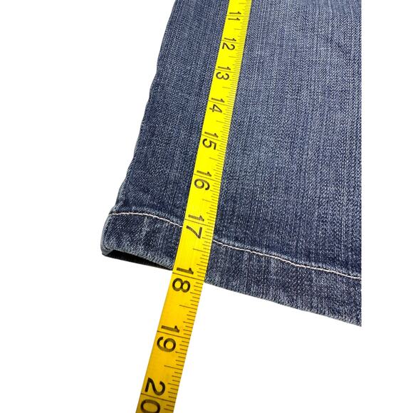 Y2K Old Navy Ultra Low Waist Blue Jean Skirt Size 6 - Picture 4 of 10